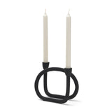 Serpens Black Metal Large Candleholder by Mercana at Eve Furniture