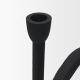 Serpens Black Metal Narrow Candle Holder by Mercana at Eve Furniture