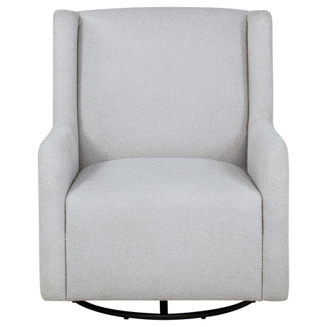 Serra Dove Boucle Swivel Glider Recliner by Coaster at Eve Furniture