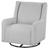 Serra Dove Boucle Swivel Glider Recliner by Coaster at Eve Furniture