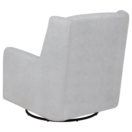 Serra Dove Boucle Swivel Glider Recliner by Coaster at Eve Furniture