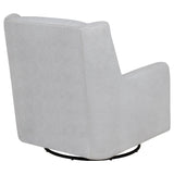 Serra Dove Boucle Swivel Glider Recliner by Coaster at Eve Furniture