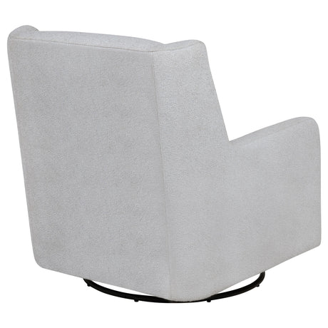 Serra Dove Boucle Swivel Glider Recliner by Coaster at Eve Furniture