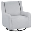 Serra Dove Boucle Swivel Glider Recliner by Coaster at Eve Furniture
