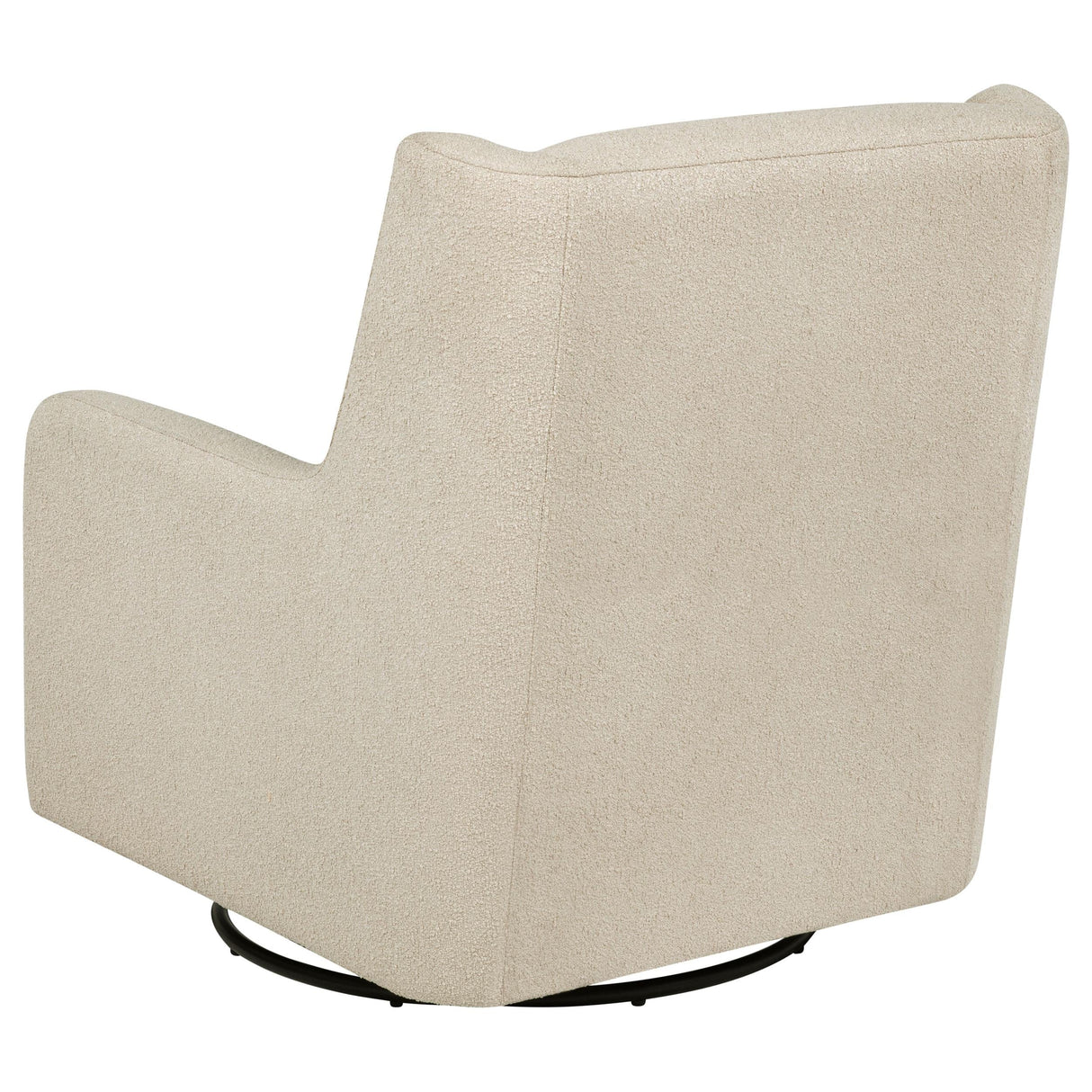 Serra Sandy Beige Boucle Swivel Glider Recliner by Coaster at Eve Furniture