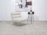 Serreta Ivory Boucle Upholstered Armless Accent Chair with Clear Acrylic Frame by Coaster at Eve Furniture