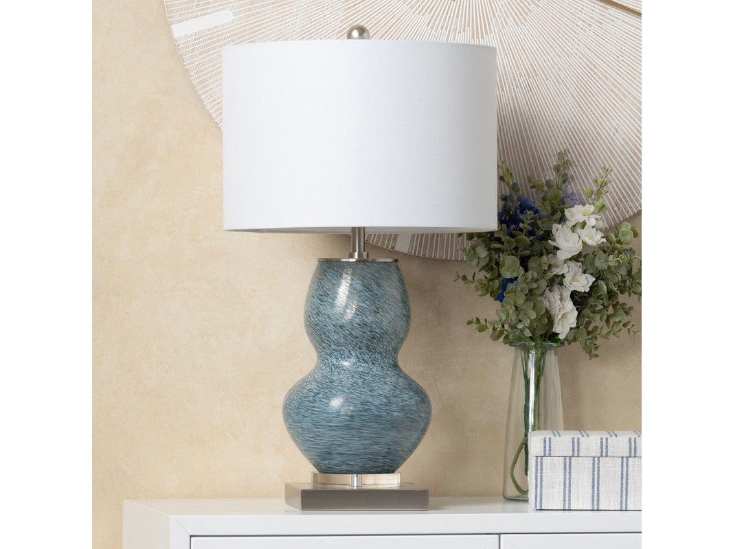 Sessums Blue Table Lamp by Crestview at Eve Furniture