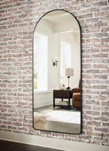 Sethall Black Floor Mirror by Ashley at Eve Furniture