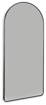 Sethall Black Floor Mirror by Ashley at Eve Furniture