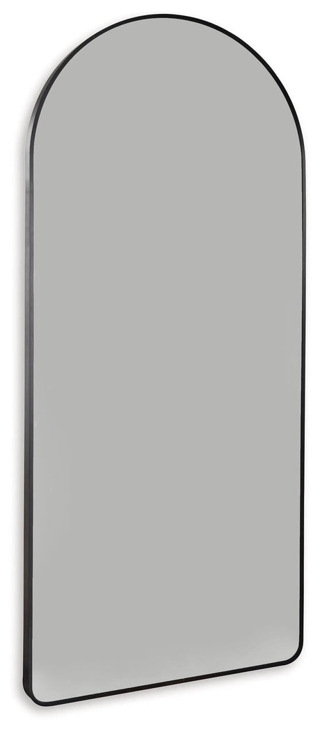 Sethall Black Floor Mirror by Ashley at Eve Furniture