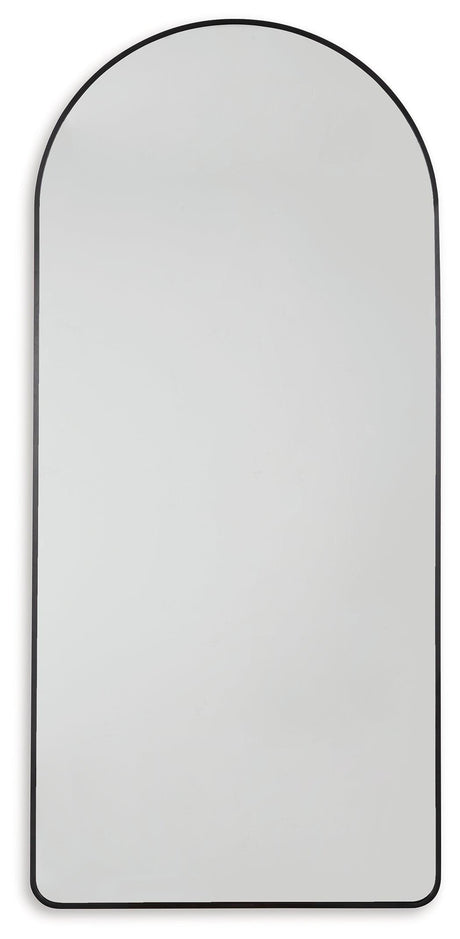 Sethall Black Floor Mirror by Ashley at Eve Furniture