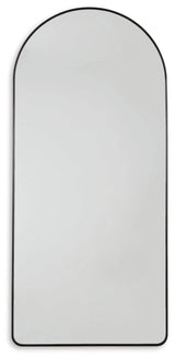 Sethall Black Floor Mirror by Ashley at Eve Furniture