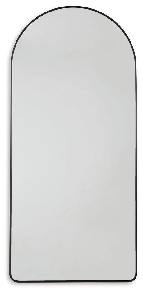 Sethall Black Floor Mirror by Ashley at Eve Furniture