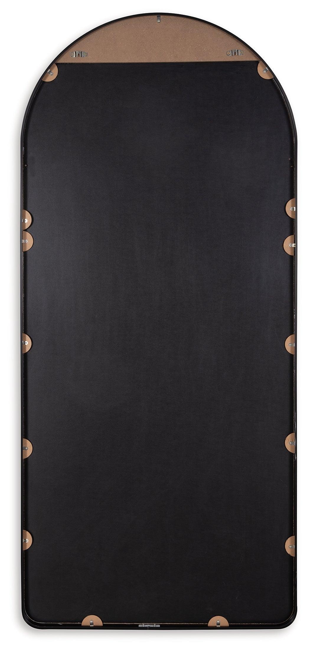 Sethall Black Floor Mirror by Ashley at Eve Furniture