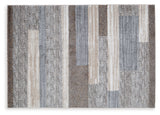 Sethburn Cream/Brown/Gray Medium Rug by Ashley at Eve Furniture