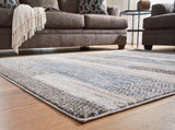 Sethburn Cream/Brown/Gray Medium Rug by ASHLEY FURNITURE at Eve Furniture