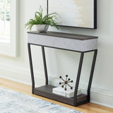 Sethlen Gray/Black Console Sofa Table