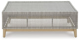 Seton Creek Gray Outdoor Coffee Table by Ashley at Eve Furniture