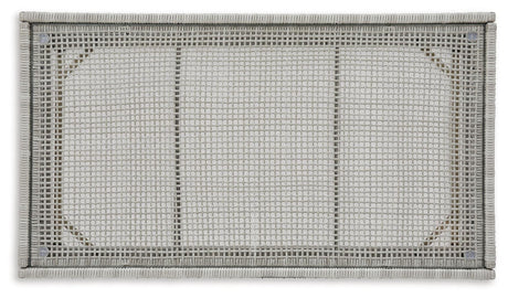 Seton Creek Gray Outdoor Coffee Table by Ashley at Eve Furniture