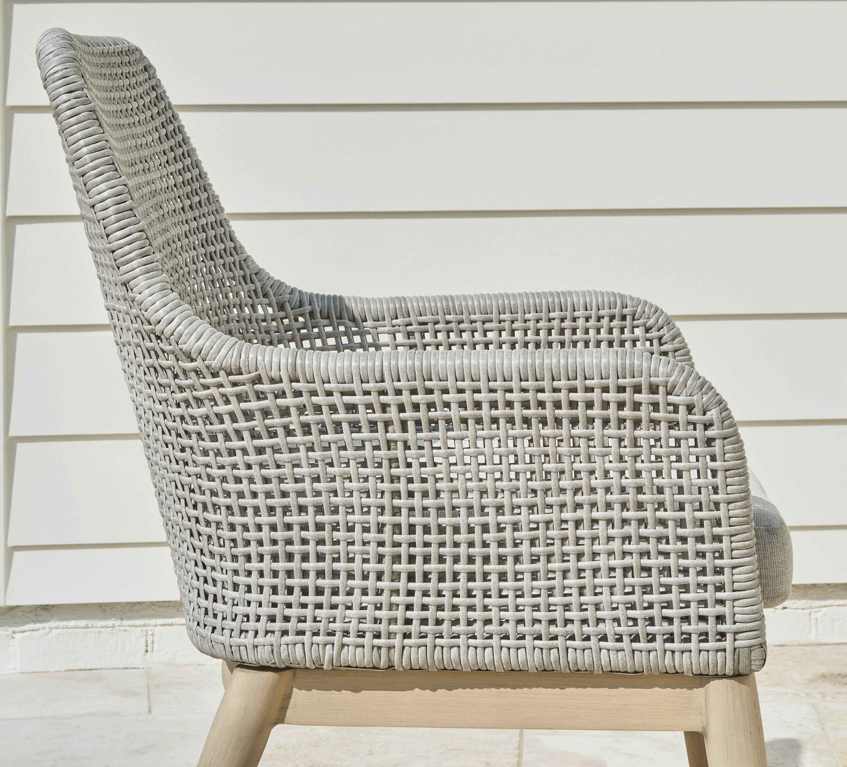 Seton Creek Gray Outdoor Dining Arm Chair by Ashley at Eve Furniture