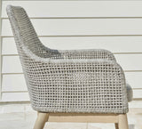 Seton Creek Gray Outdoor Dining Arm Chair by Ashley at Eve Furniture