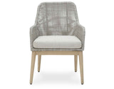 Seton Creek Gray Outdoor Dining Arm Chair by Ashley at Eve Furniture