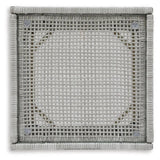 Seton Creek Gray Outdoor End Table by Ashley at Eve Furniture