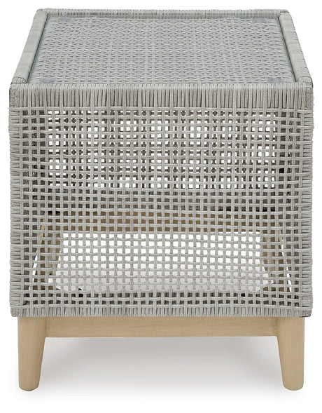 Seton Creek Gray Outdoor End Table