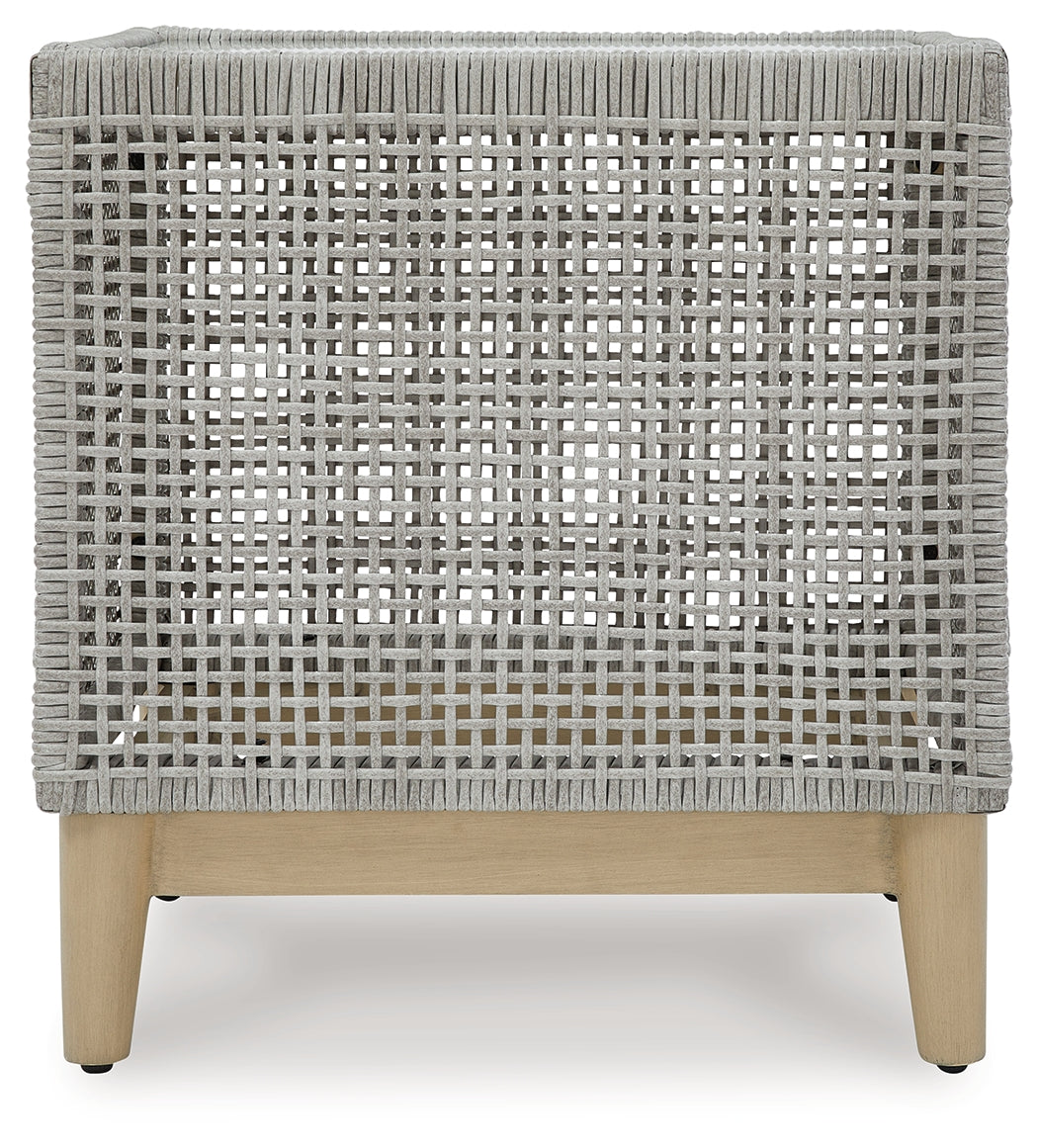 Seton Creek Gray Outdoor End Table