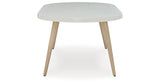 Seton Creek White Outdoor Dining Table by Ashley at Eve Furniture