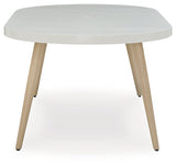 Seton Creek White Outdoor Dining Table