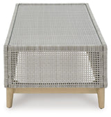 Seton Creek Gray Outdoor Coffee Table by Ashley at Eve Furniture