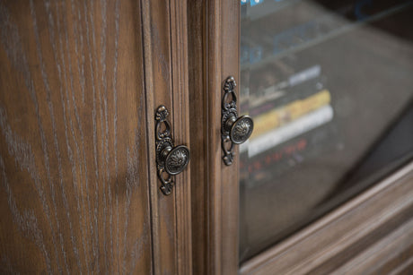 Seven Oaks Weathered Oak Entertainment Center by Furniture of America at Eve Furniture