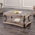 Seven Oaks Weathered Oak Cocktail Table by Furniture of America at Eve Furniture