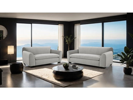Severo Light Gray Upholstery Living Room Set by Furniture of America at Eve Furniture