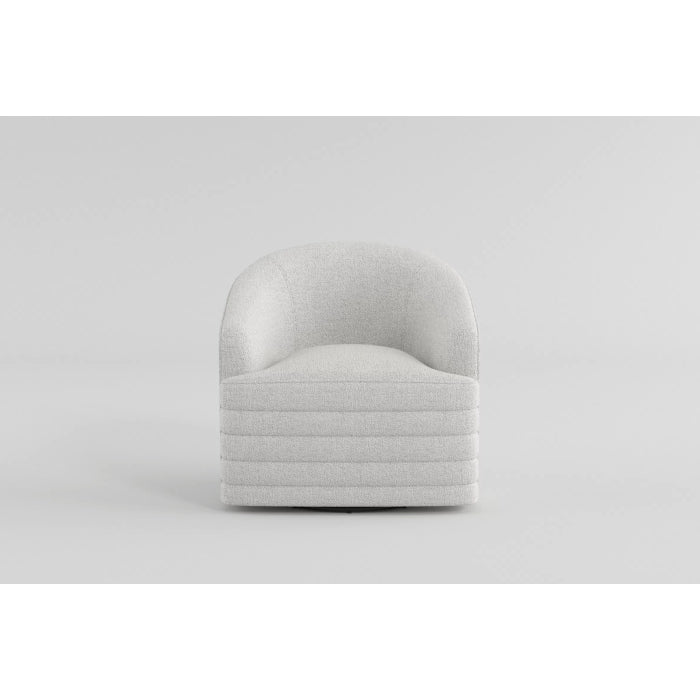 Seville Beige Swivel Chair by Homelegance at Eve Furniture