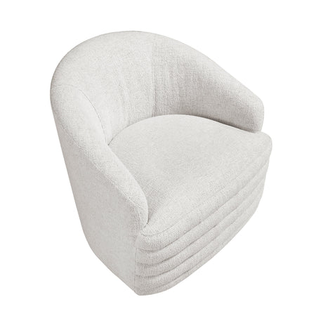 Seville Beige Swivel Chair by Homelegance at Eve Furniture