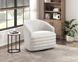 Seville Beige Swivel Chair by Homelegance at Eve Furniture
