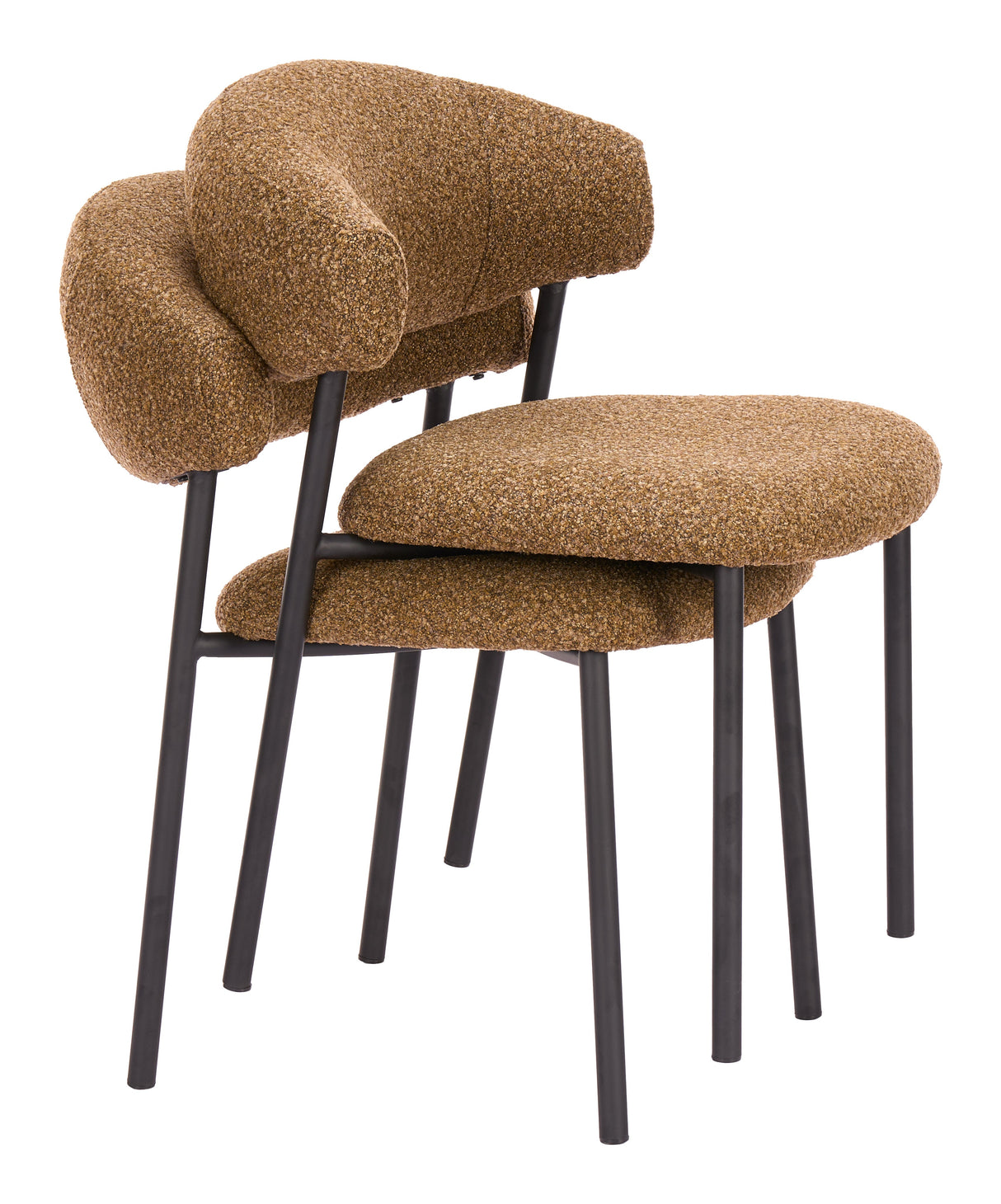 Seville Brown Cork Dining Chair (Set of 2) by Zuomod at Eve Furniture