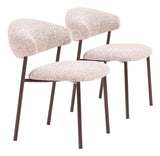 Seville Cloud Beige Dining Chair (Set of 2) by Zuomod at Eve Furniture