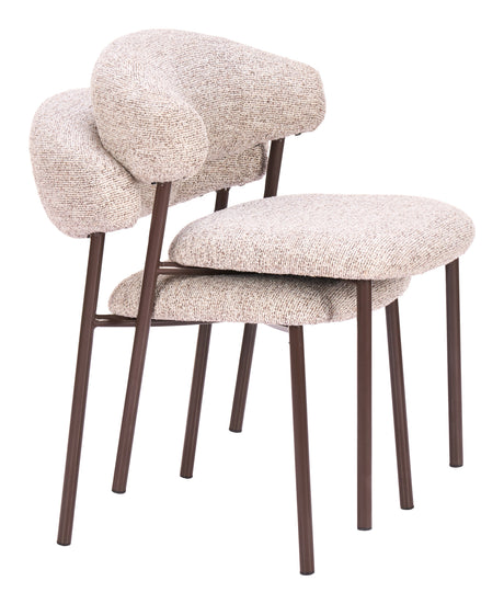 Seville Cloud Beige Dining Chair (Set of 2) by Zuomod at Eve Furniture