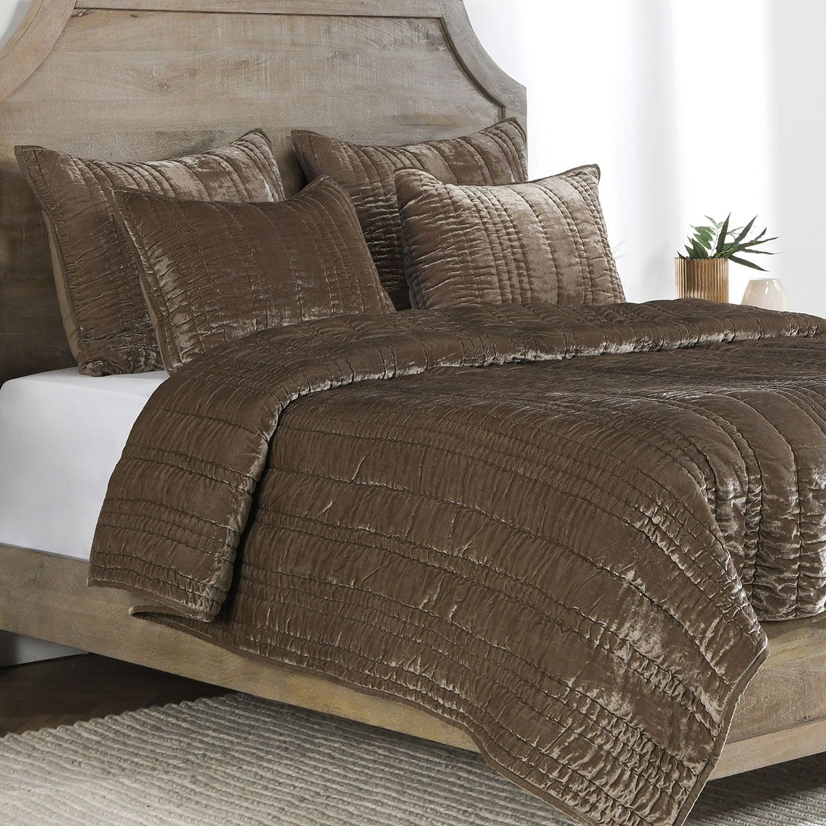 Seville Desert Taupe Quilt Collection by Classic Home at Eve Furniture