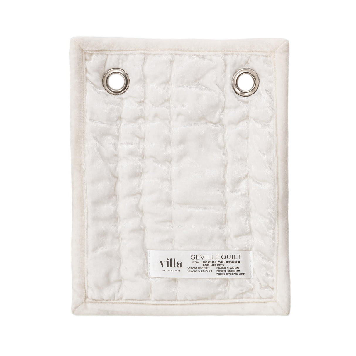 Seville Ivory Quilt Collection by Classic Home at Eve Furniture