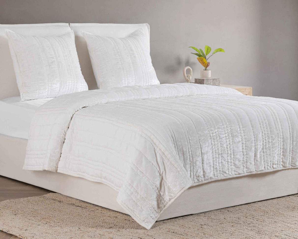 Seville Ivory Quilt Collection by Classic Home at Eve Furniture