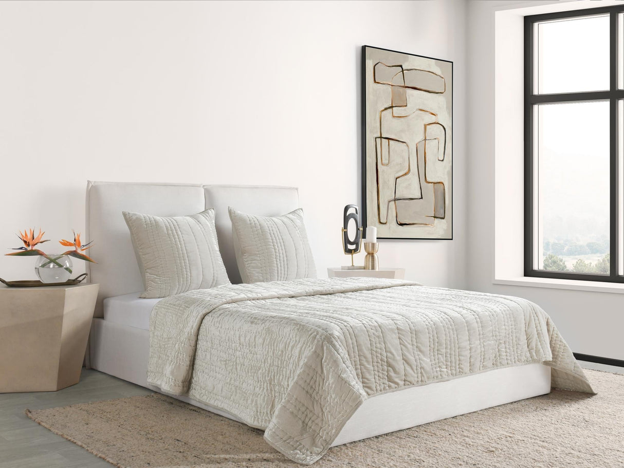 Seville Oyster Gray Quilt Collection by Classic Home at Eve Furniture