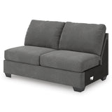 Newellen Greystone 3-Piece Left Arm Facing (Left Arm Facing (LAF)) Chaise Sleeper Sectional by Ashley at Eve Furniture