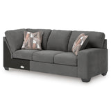 Seyler Lane Greystone 3-Piece Left Arm Facing Sectional by Ashley at Eve Furniture