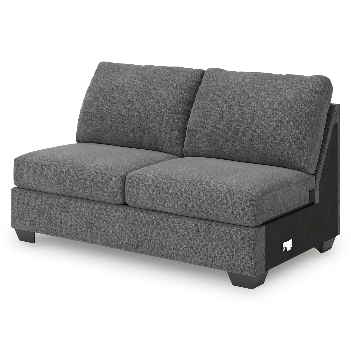 Newellen Greystone 3-Piece Right Arm Facing (RAF) Chaise Sleeper Sectional by Ashley at Eve Furniture