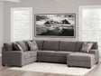Seyler Lane Greystone 3-Piece Right Arm Facing Sectional by Ashley at Eve Furniture