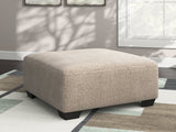 Seyler Lane Hemp Oversized Accent Ottoman by Ashley at Eve Furniture